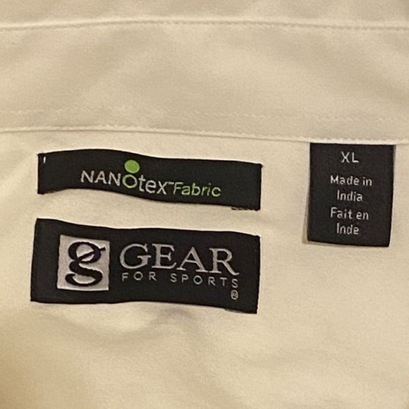 LPGA 100 % cotton nanotex white shirt with sz XL - Picture 4 of 6